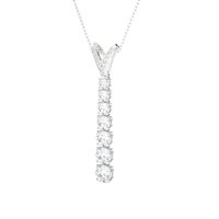 Collier Ama Femme in Or blanc Diamante Lab Grown 1.22 Ct AMA-GI-1071-16 - AMA-GI-1071-16